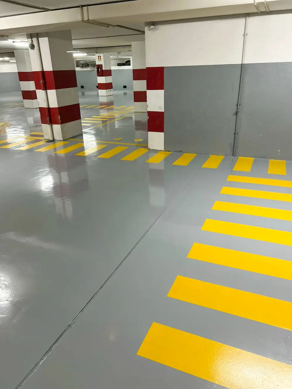 Pavimento em parque de condomínio