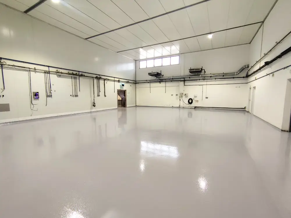 Pavimento em indústria alimentar